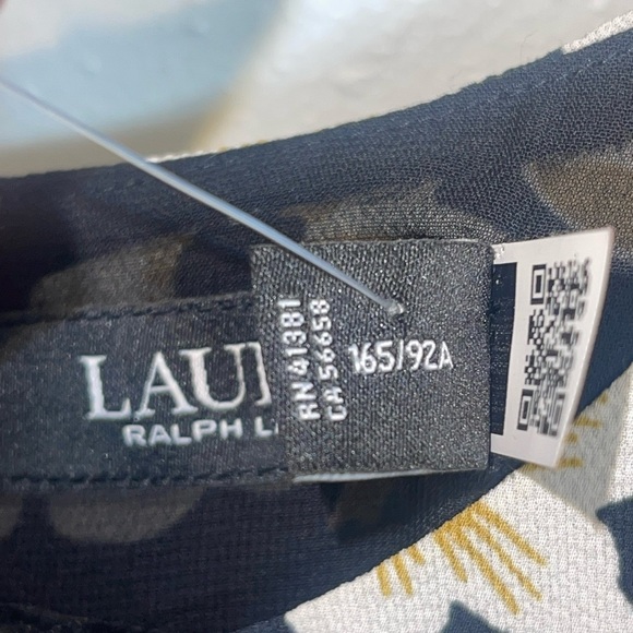 NWT Ralph Lauren Black and White Sleeveless Midi Sundress. Size 6 black label - Picture 11 of 14